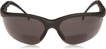 MCR Safety Klondike KD3 Magnifiers Bifocal Safety Glasses with Gray Lenses
