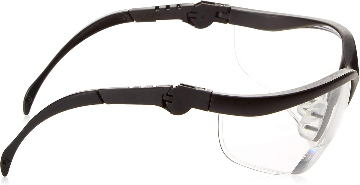 MCR Safety Klondike KD3 Magnifiers Bifocal Safety Glasses with Clear Lenses