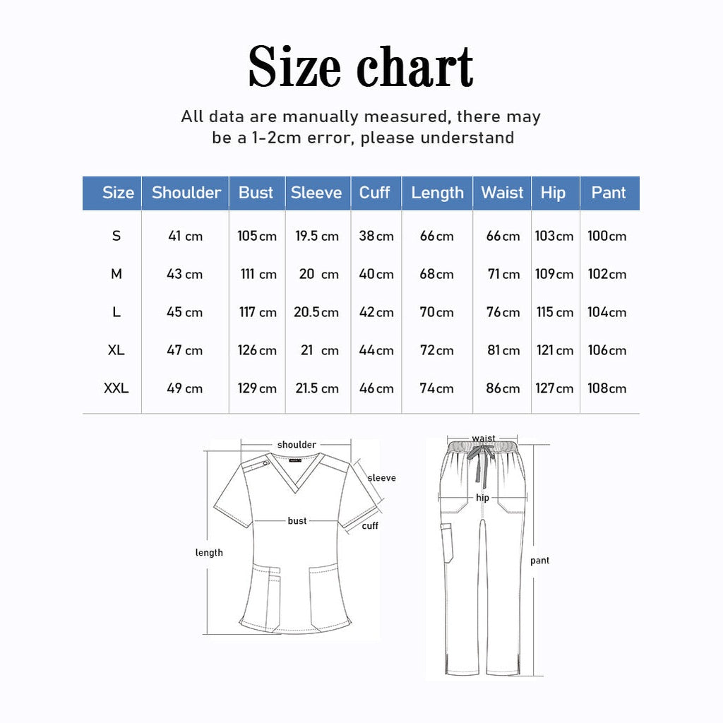 MJ V-Neck Holder Scrub Top (Unisex)