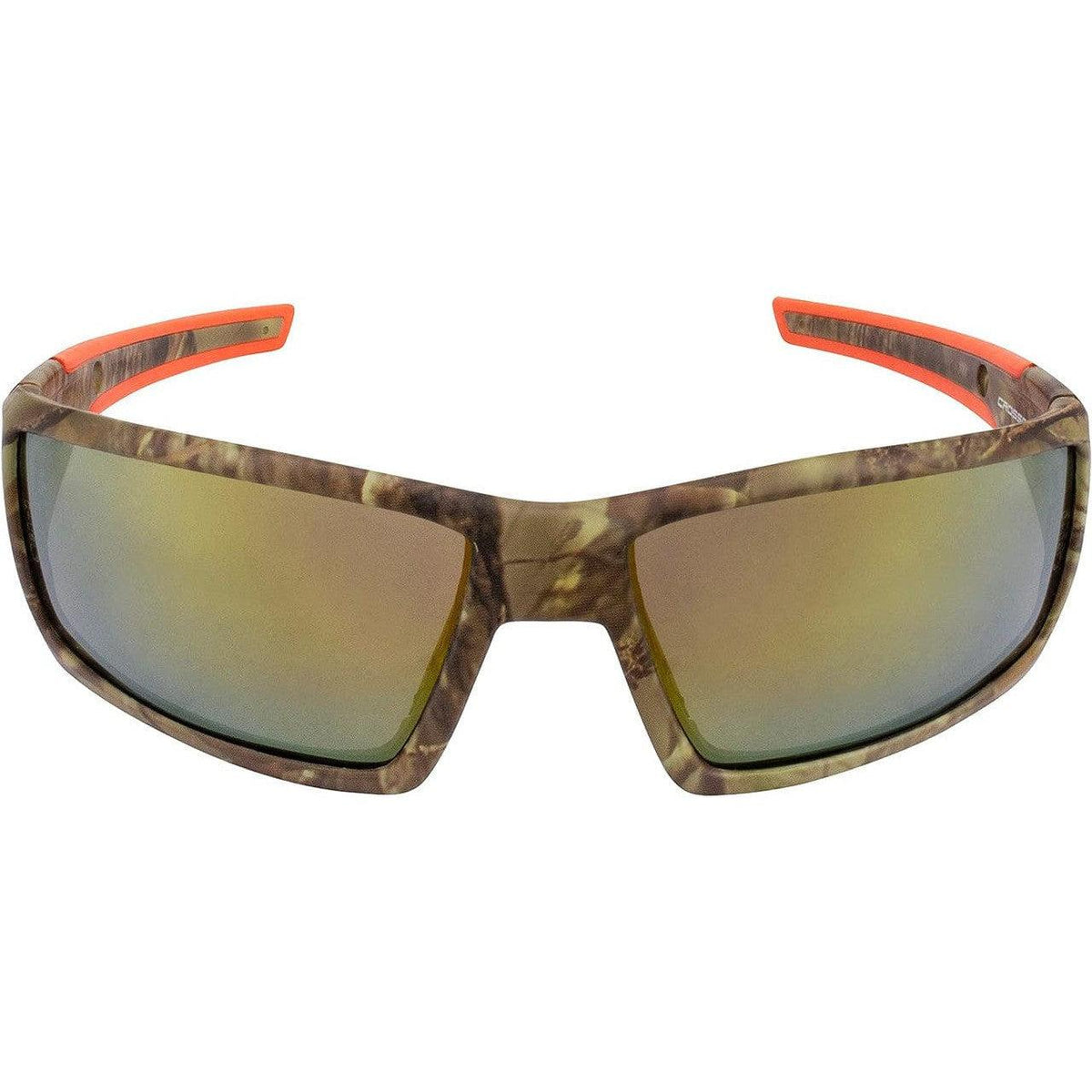 Crossfire Cumulus Safety Glasses Camo with Gold Mirror Lenses
