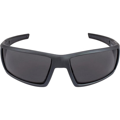 Crossfire Cumulus Safety Glasses Aluminum Gray with Smoke Lenses