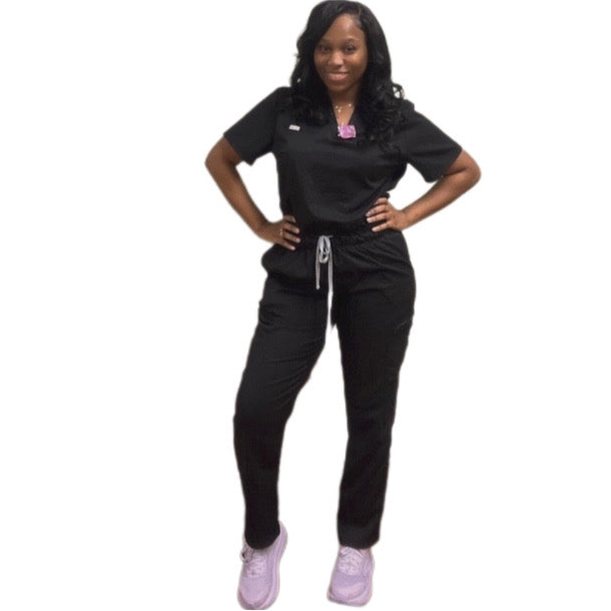 MJ V-Neck Scrub Top (Unisex)