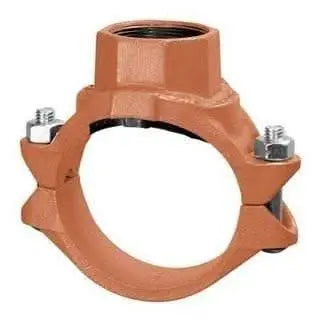 8" X 4" X 4" Threaded Mek Cross for Fire Protection
