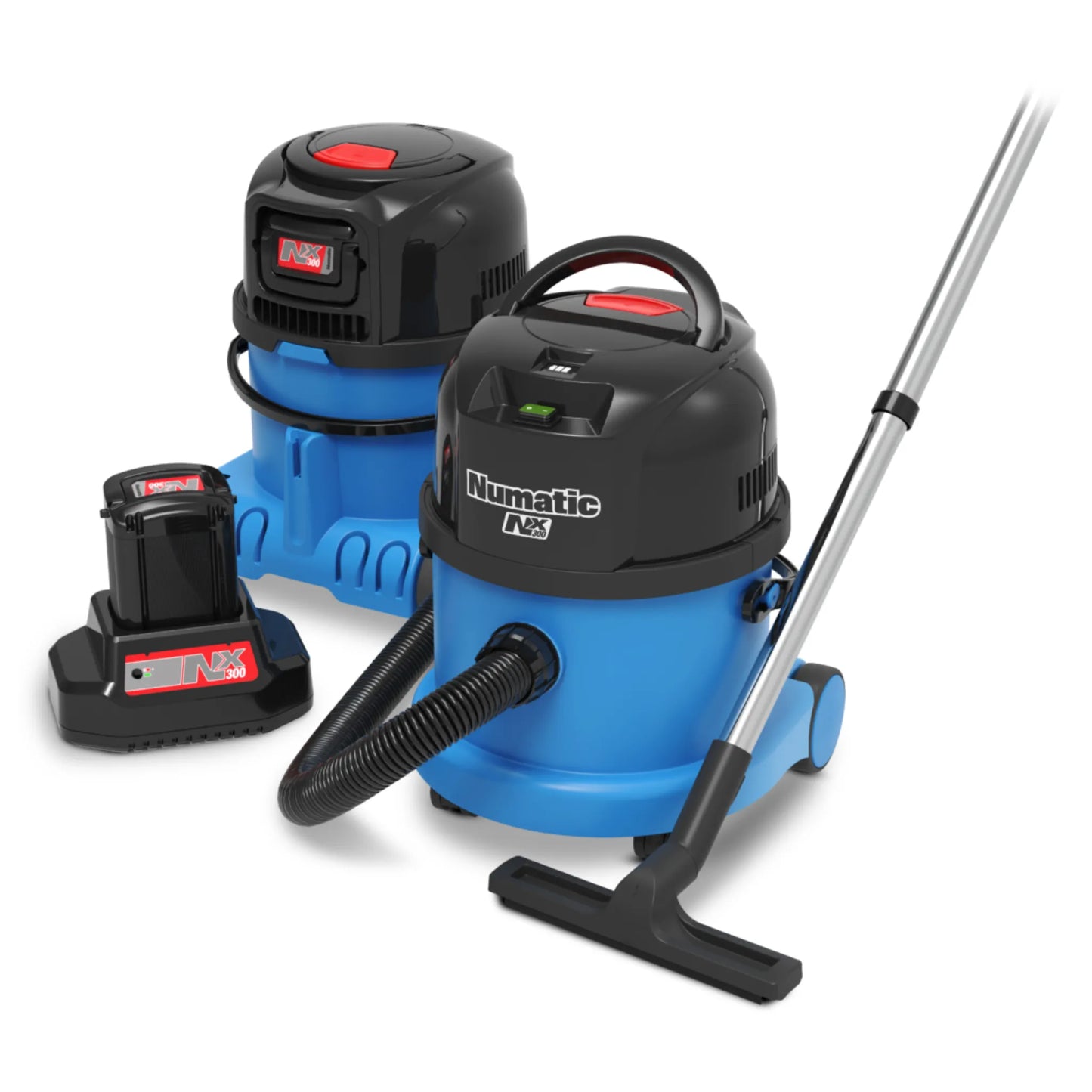 NaceCare WVB 370NX Wet & Dry Vacuum with A11 Kit, Powered by NX300 Battery System