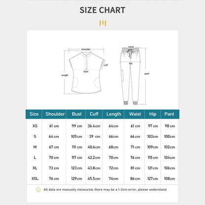 DK Gradient Zipper Scrub Top (Blue/Green)