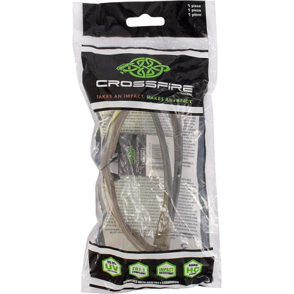 Crossfire Cumulus Safety Glasses Tan SDE with HD Yellow Lenses