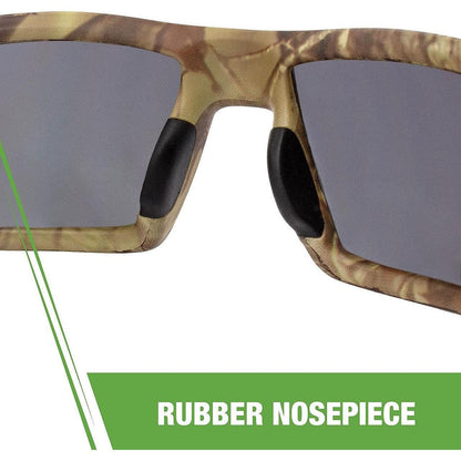 Crossfire Cumulus Safety Glasses Camo with Gold Mirror Lenses