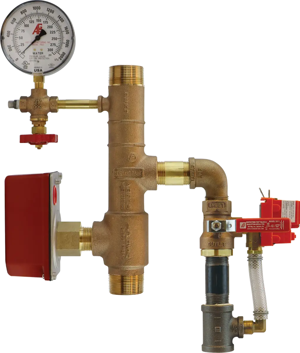 Fire Protection Manifold: AGF RiserPACK Residential System