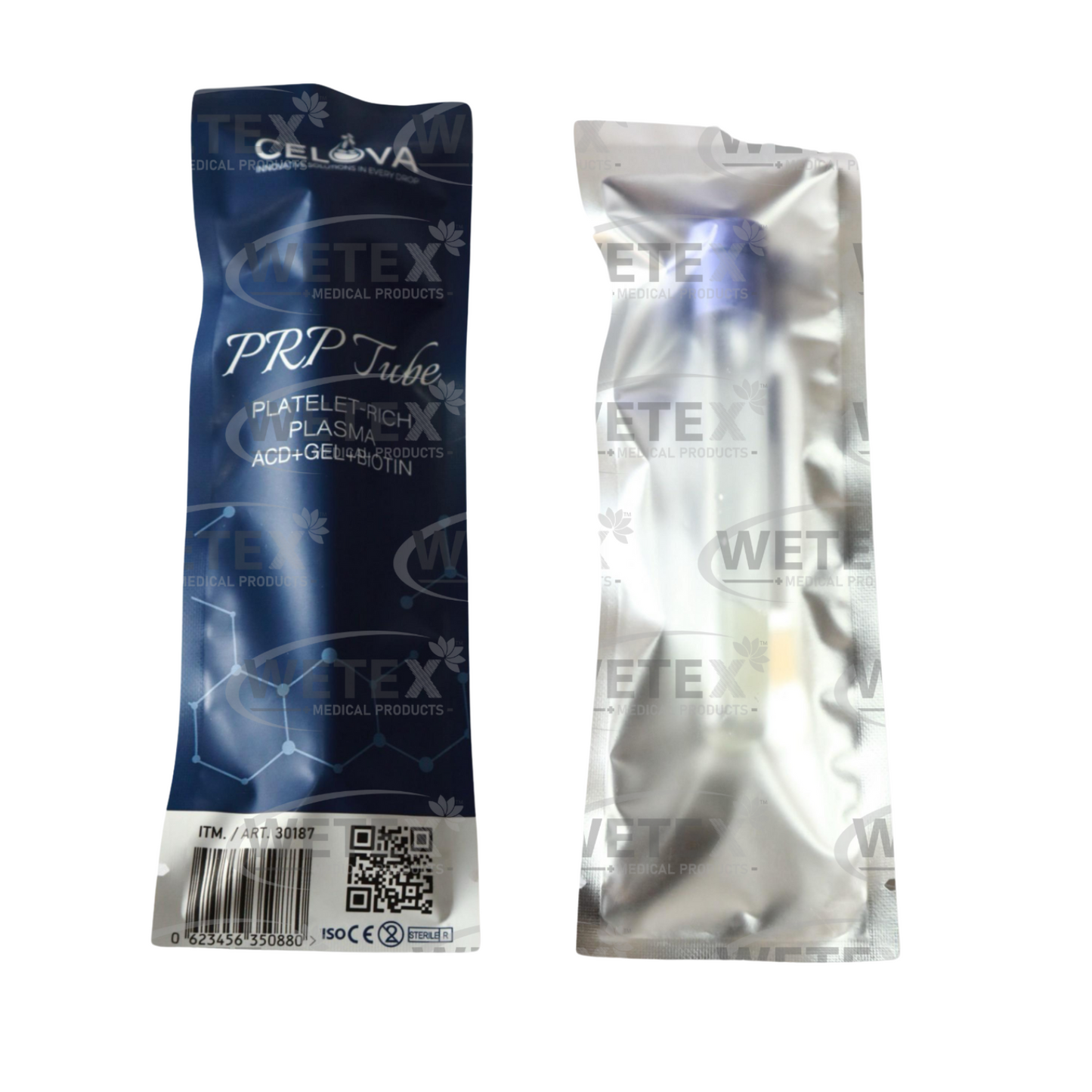 PRP Platelet-Rich Plasma Celova PET Rubber Top 10ML Tubes ACD+Gel Separator+Biotin