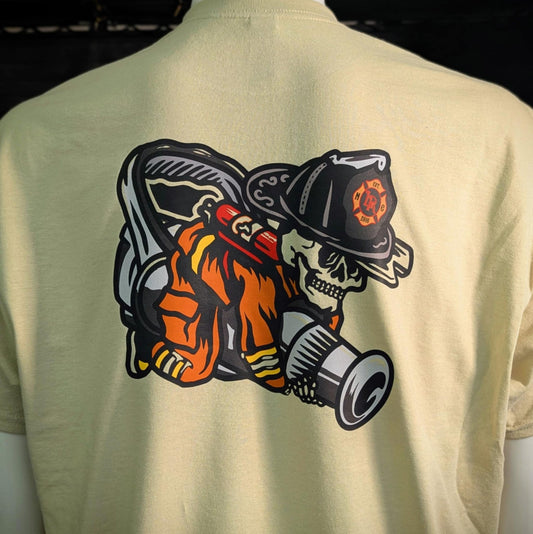 Nozzle Cowboy – Firefighter Skull Hose Tee