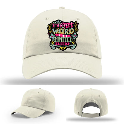 I’m Not Weird Leather Patch Hat