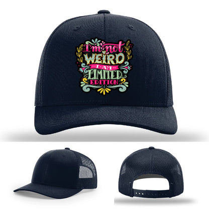 I’m Not Weird Leather Patch Hat