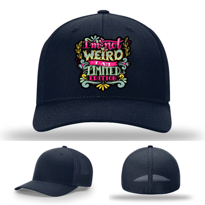 I’m Not Weird Leather Patch Hat
