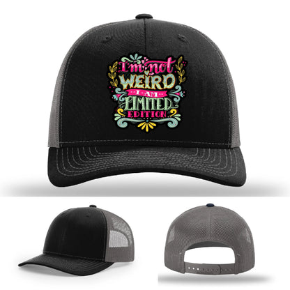I’m Not Weird Leather Patch Hat