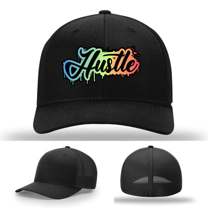 Hustle Leather Patch Hat