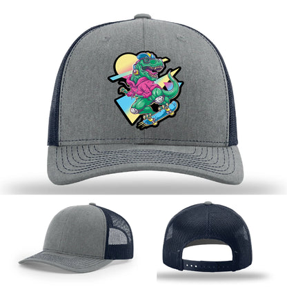 Skater Rex Leather Patch Hat