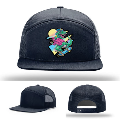 Skater Rex Leather Patch Hat
