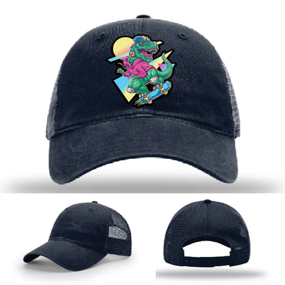 Skater Rex Leather Patch Hat