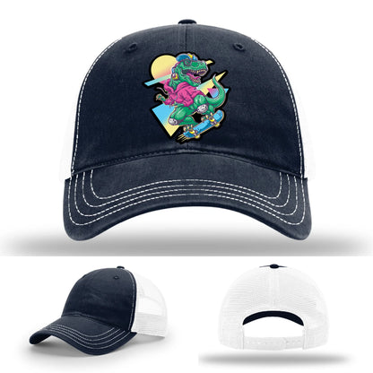 Skater Rex Leather Patch Hat