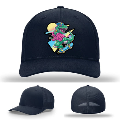 Skater Rex Leather Patch Hat