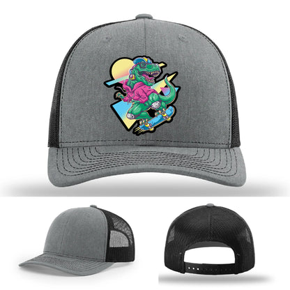 Skater Rex Leather Patch Hat