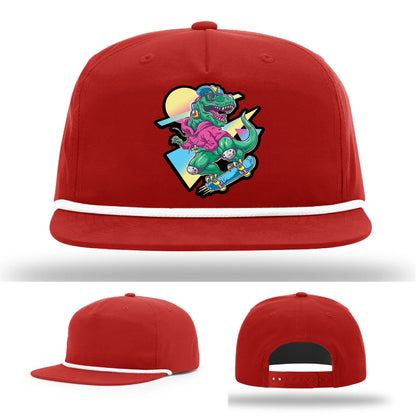 Skater Rex Leather Patch Hat