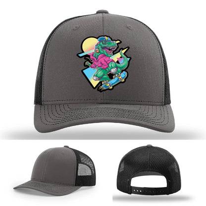 Skater Rex Leather Patch Hat