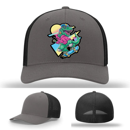 Skater Rex Leather Patch Hat