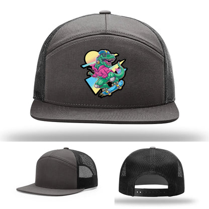 Skater Rex Leather Patch Hat