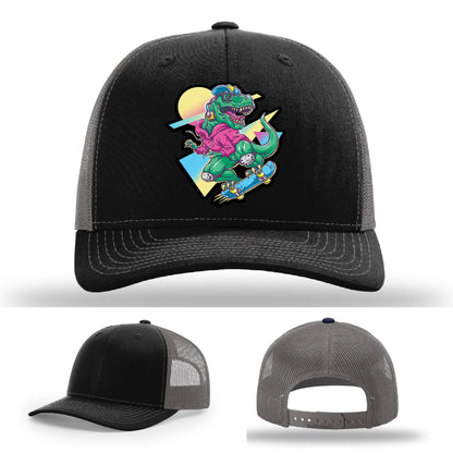 Skater Rex Leather Patch Hat