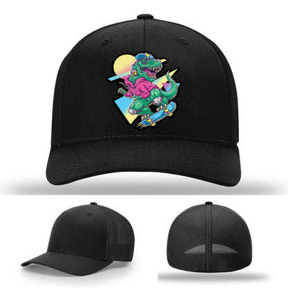 Skater Rex Leather Patch Hat