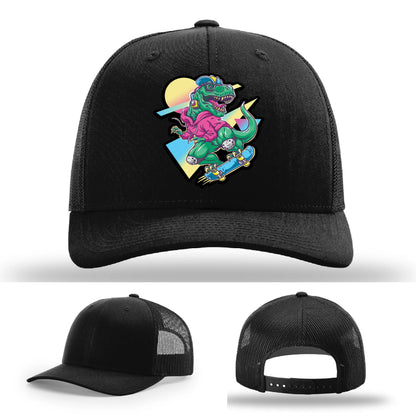 Skater Rex Leather Patch Hat