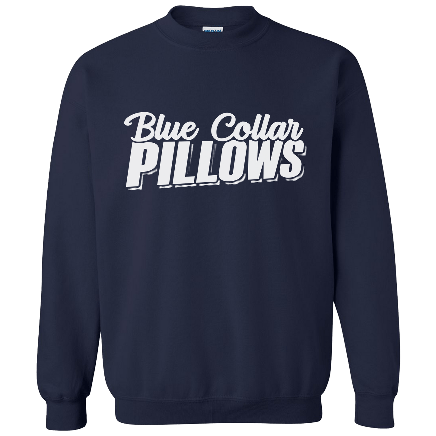 Blue Collar Pillows - Crew Sweatshirt - Navy
