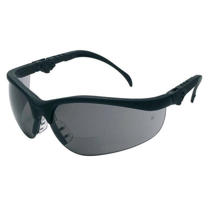 MCR Safety Klondike KD3 Magnifiers Bifocal Safety Glasses with Gray Lenses