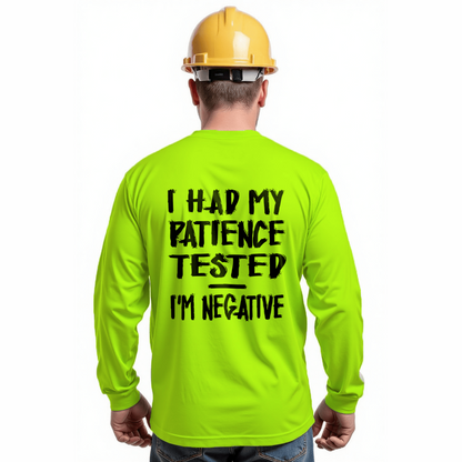 Patience - Safety Yellow T-Shirt