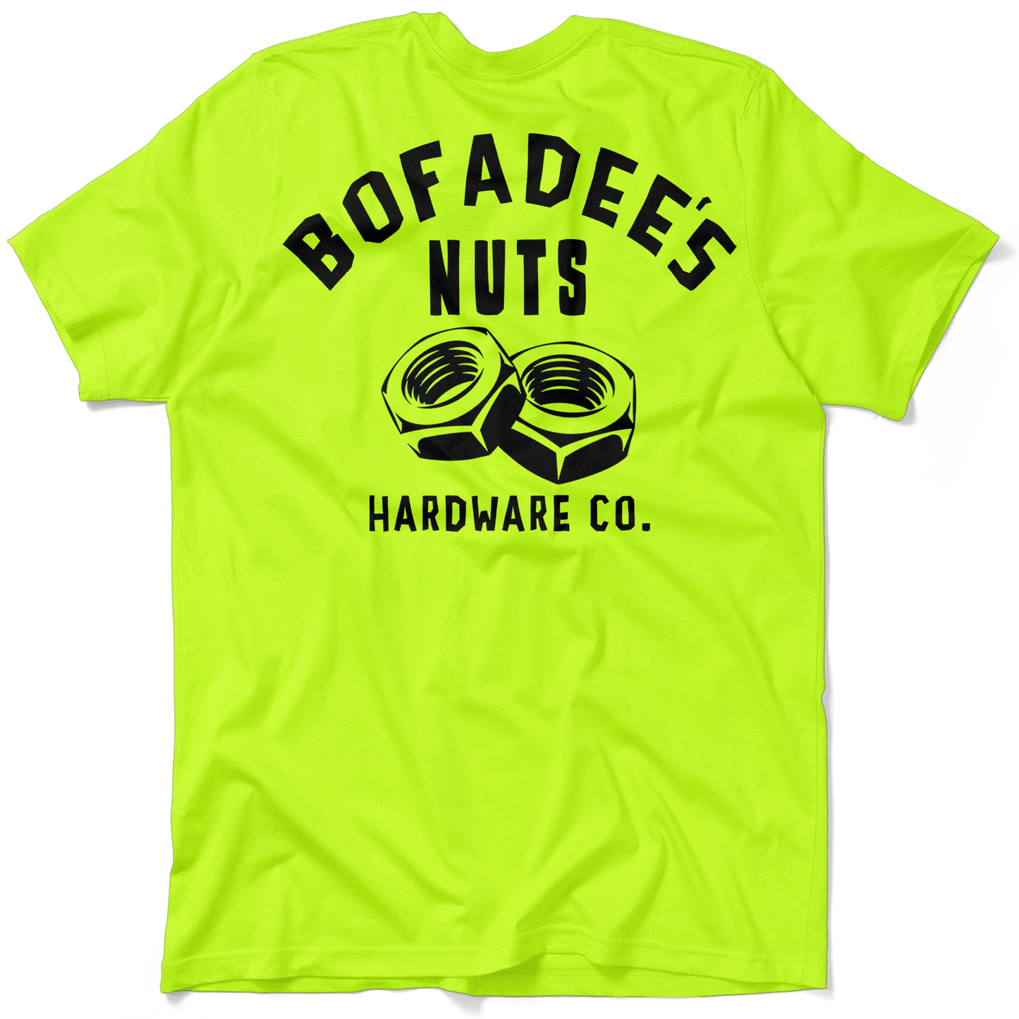 Bofadee's - Safety Yellow Pocket T-Shirt