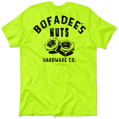 Bofadee's - Safety Yellow Pocket T-Shirt