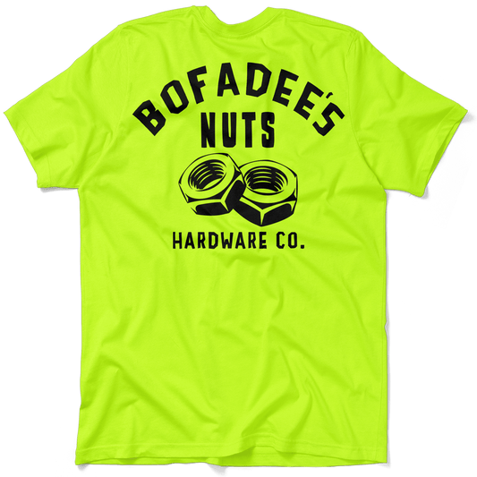 Bofadee's - Safety Yellow Pocket T-Shirt