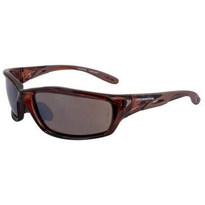 Crossfire Infinity Safety Glasses Brown with HD Brown Polarized Lenses