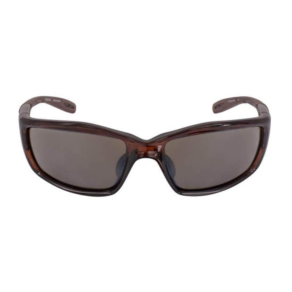 Crossfire Infinity Safety Glasses Brown with HD Brown Polarized Lenses