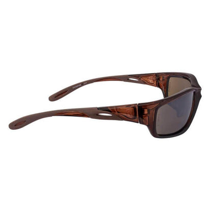 Crossfire Infinity Safety Glasses Brown with HD Brown Mirror Lenses