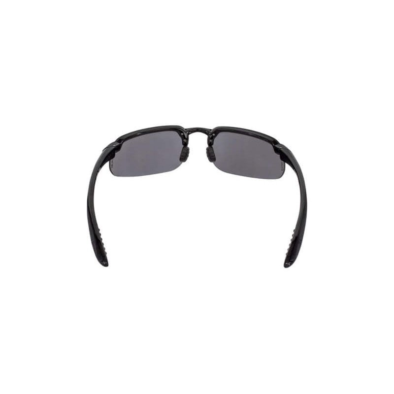 Crossfire ES4 Safety Glasses Black with Silver Mirror Lenses