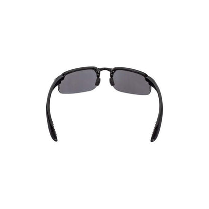 Crossfire ES4 Safety Glasses Black with Silver Mirror Lenses