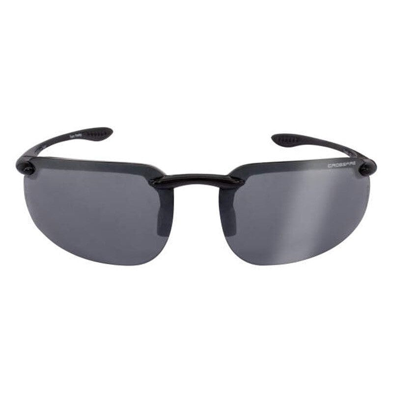 Crossfire ES4 Safety Glasses Black with Silver Mirror Lenses