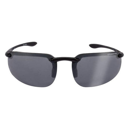Crossfire ES4 Safety Glasses Black with Silver Mirror Lenses
