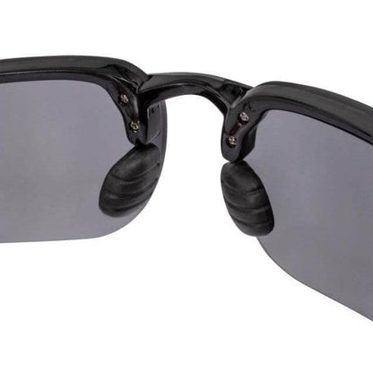 Crossfire ES4 Safety Glasses Black with Silver Mirror Lenses