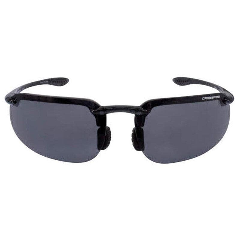 Crossfire ES4 Safety Glasses Black with Smoke Lenses