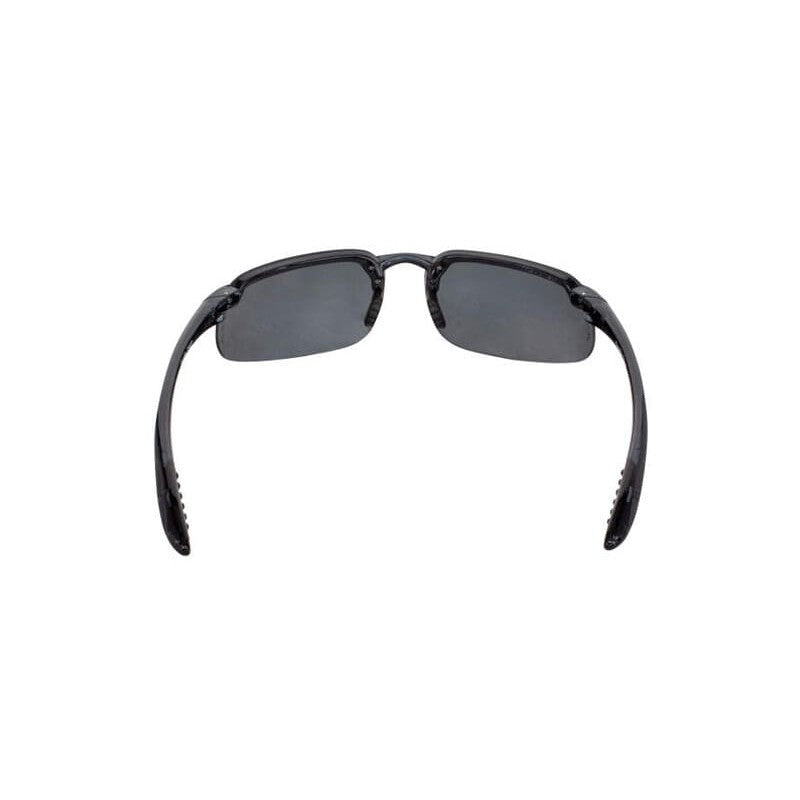 Crossfire ES4 Safety Glasses Black with Silver Mirror Polarized Lenses