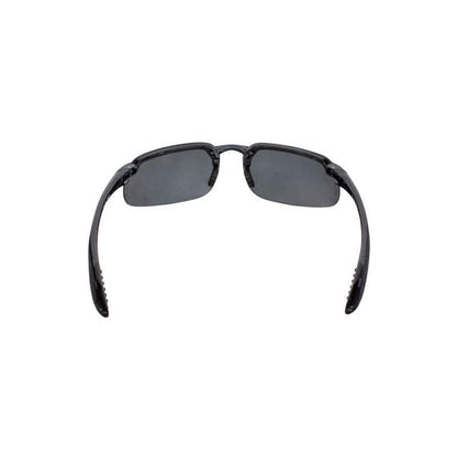 Crossfire ES4 Safety Glasses Black with Silver Mirror Polarized Lenses