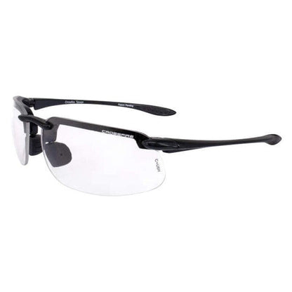 Crossfire ES4 Safety Glasses Pearl Gray with Clear Lenses